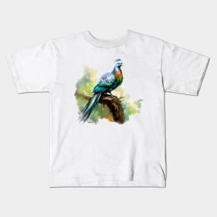 Nicobar Pigeon Kids T-Shirt